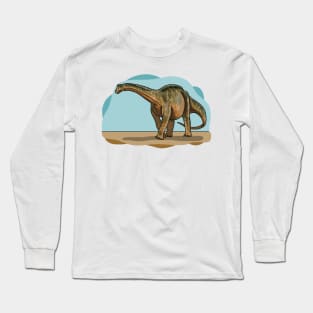 Haplocanthosaurus dinosuar Long Sleeve T-Shirt